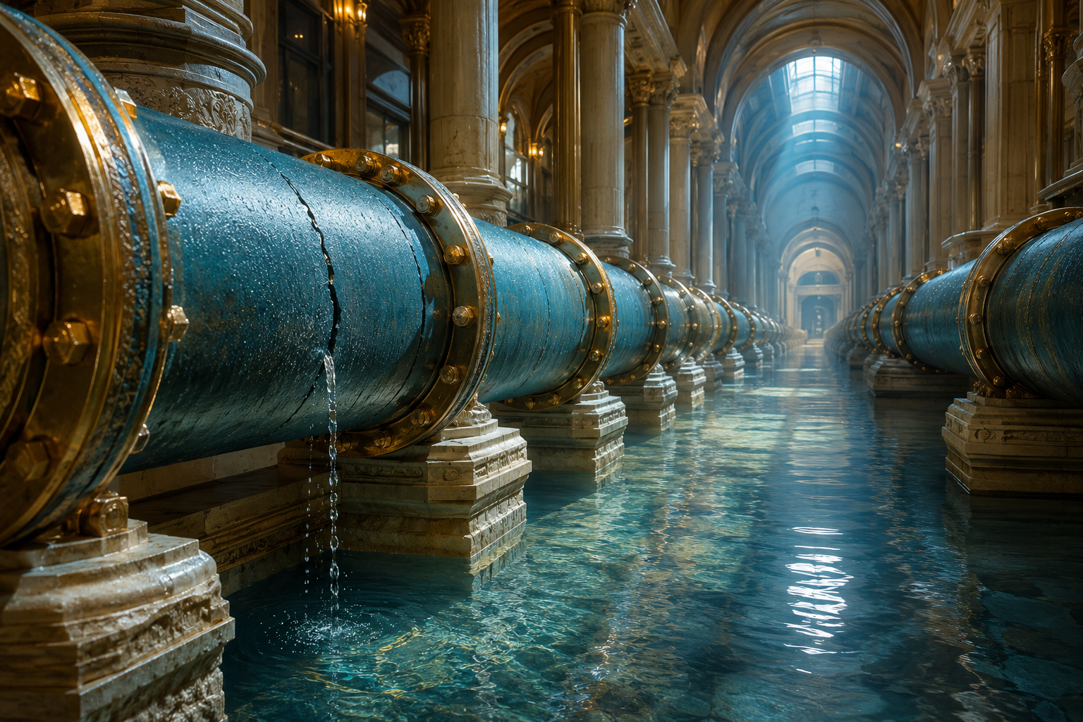 Aging water utility infrastructure requiring compliance and technology upgrades